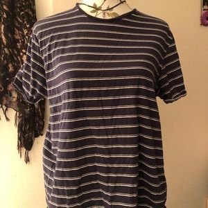 Stripped white & blue vintage t shirt